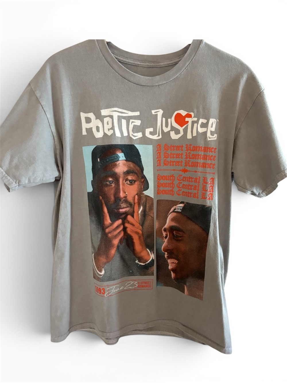 Tupac Shakur/Poetic Justice Street Romance Tee